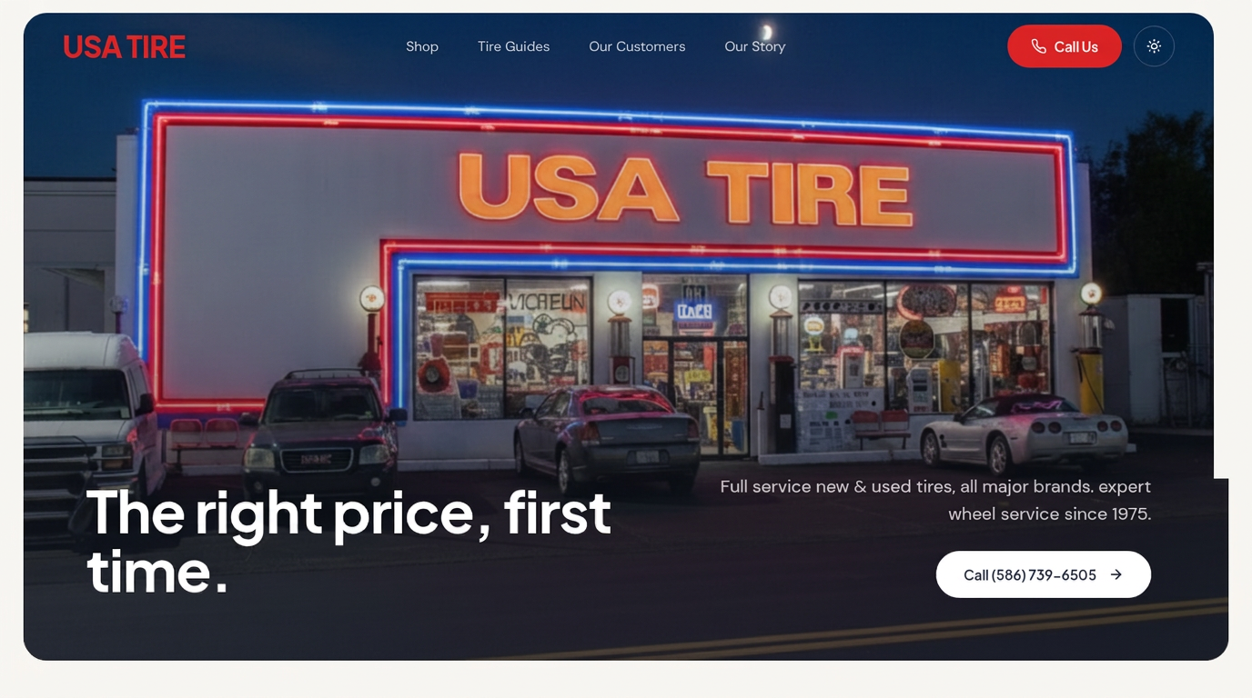 USA Tire Service logo